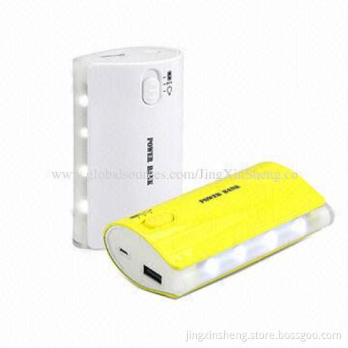 Portable Power Bank, 5V 1A Output, Multicolor Available